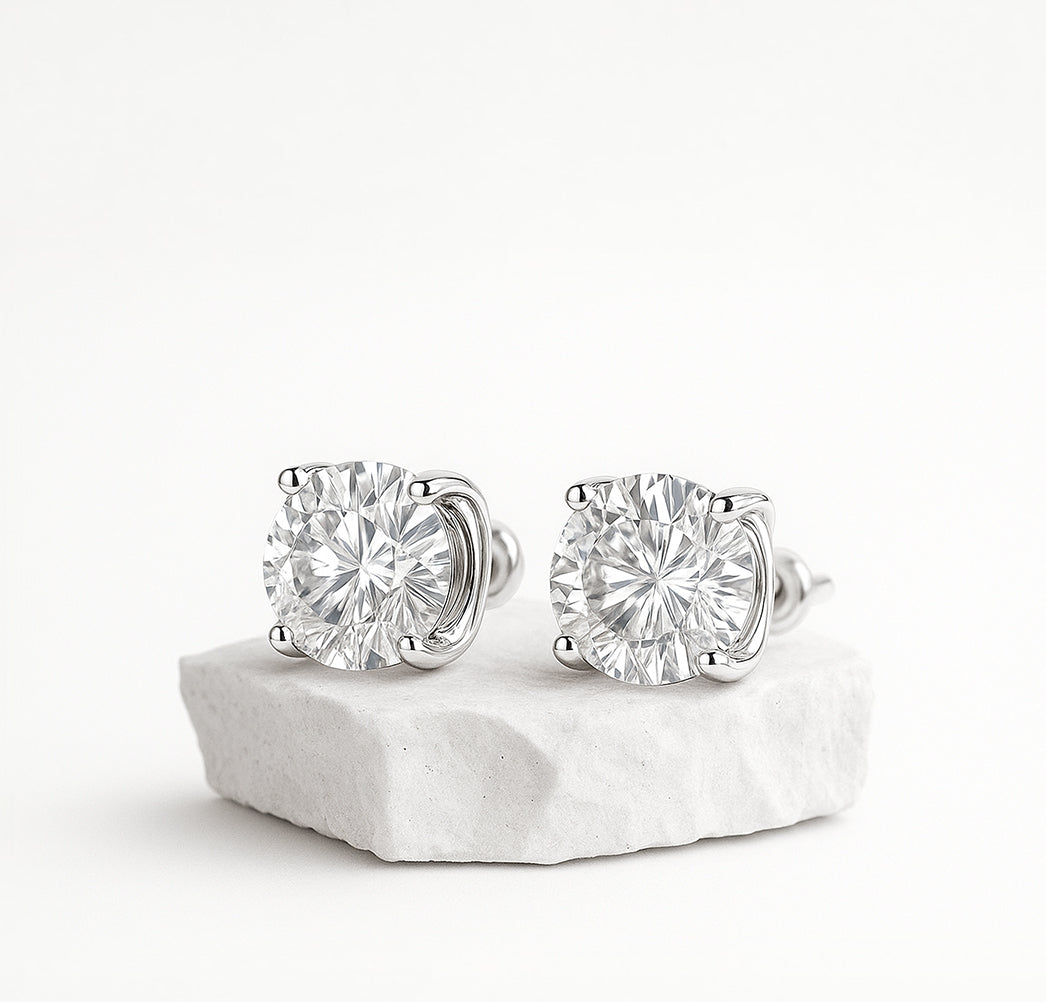 Diamond Stud Earrings 0.4ct×2 PT900