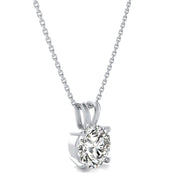 1 ct solitaire pendant