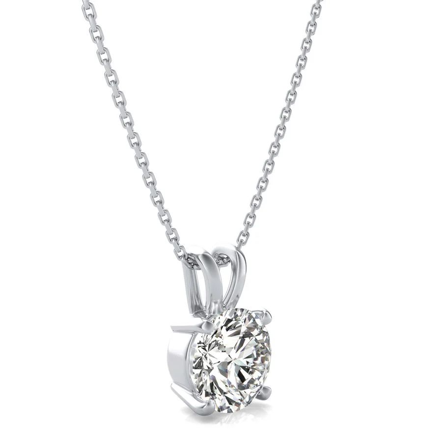 1 ct solitaire pendant
