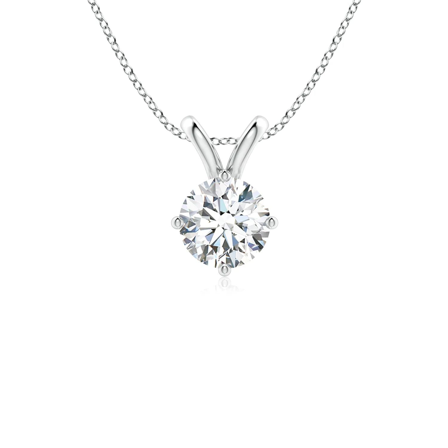 1 ct solitaire pendant