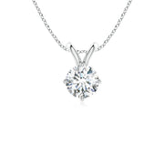 1 ct solitaire pendant