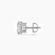 lab diamond studs 14k white gold