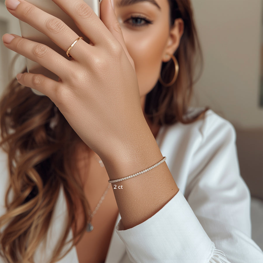 ä petite diamond tennis