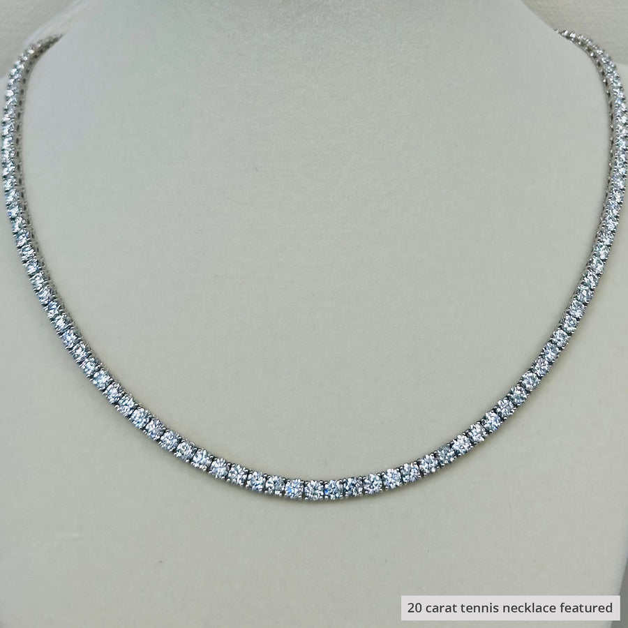 ä diamond tennis necklace 14kt gold