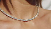 ä diamond tennis necklace